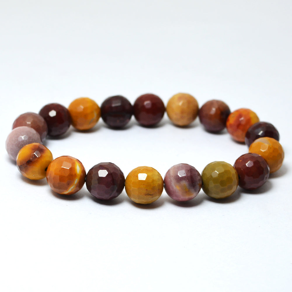 Mookaite Jasper 10 mm Round Bead Bracelet