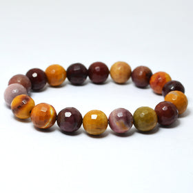 Mookaite Jasper 10 mm Round Bead Bracelet