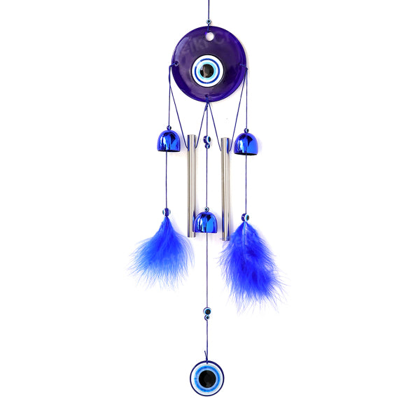 Fengshui Evil Eye Wind Chimes Hanging for Window Balcony Decor Home Endurance Door Decoration