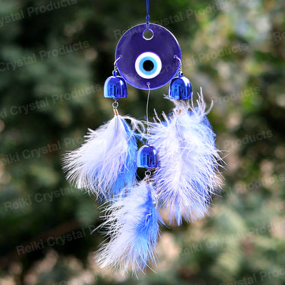 Feng Shui Evil Eye Wind Chime Hanging for Window Balcony Decor Home Endurance Door Decoration