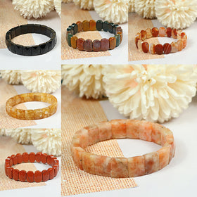 Natural Original Crystal Stone Exotic Bracelet for Unisex