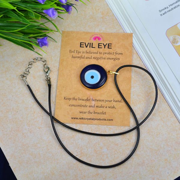 Blue Turkish Evil Eye Pendant 30 mm Pack of 2