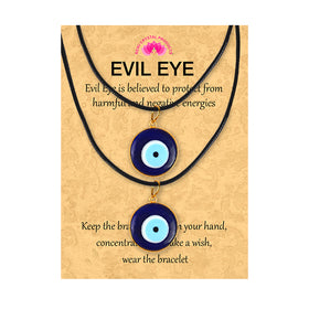 Blue Turkish Evil Eye Pendant 30 mm Pack of 2