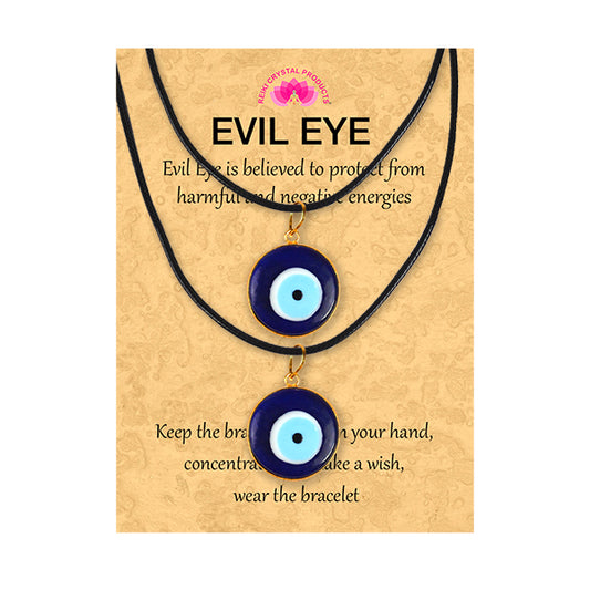Blue Turkish Evil Eye Pendant 30 mm Pack of 2