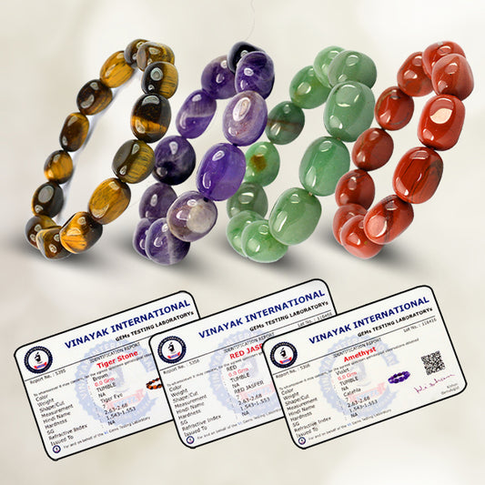 Certified Big Round Tumble Bracelet