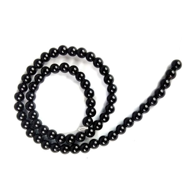 Natural Crystal Stone 6 mm Round Loose Beads 65-70 pcs for Making Bracelet Mala Necklaces