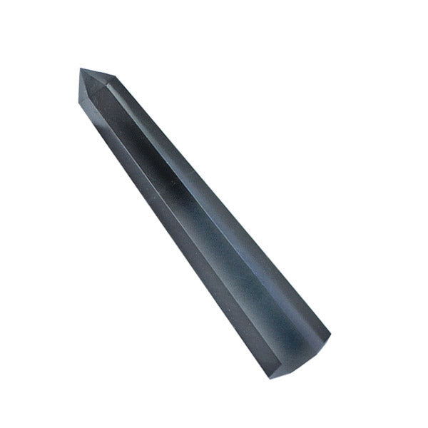 Black Agate Crystal Pencil / Obelisks-50-55 mm