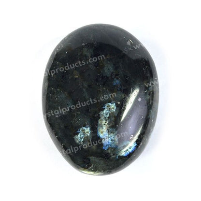 Labradorite Black Palm Stone Big Size 5 cm