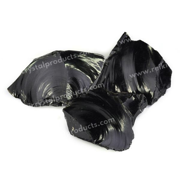 Black Obsidian Raw Rough Stones