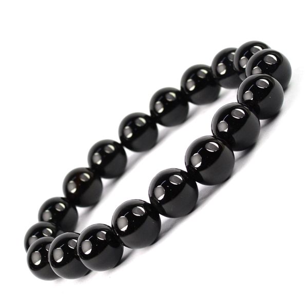 Natural Crystal Stone 12 mm Round Beads Bracelet