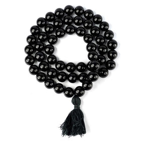 Black Onyx Crystal Mala