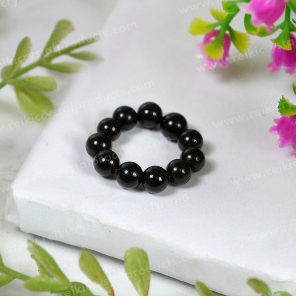 AAA Natural Crystal Stone Beads Ring 6mm
