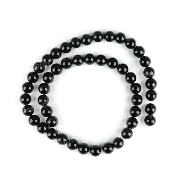 Natural Crystal Stone 8 mm Round Loose Beads 45-50 pcs for Making Bracelet Mala Necklaces