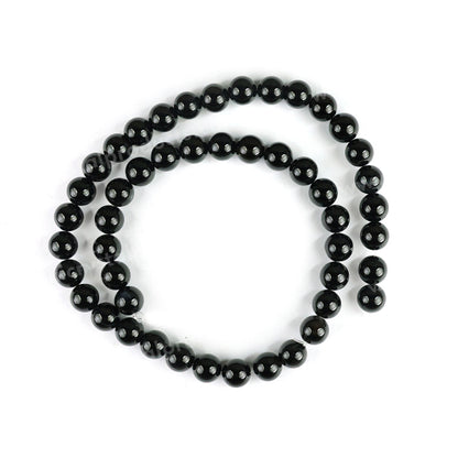 Natural Crystal Stone 8 mm Round Loose Beads 45-50 pcs for Making Bracelet Mala Necklaces