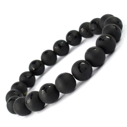 Natural Crystal Stone 10 mm Round Beads Bracelet