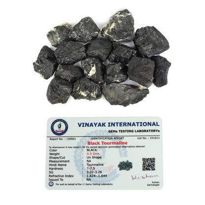 Black Tourmaline Raw Rough Stones