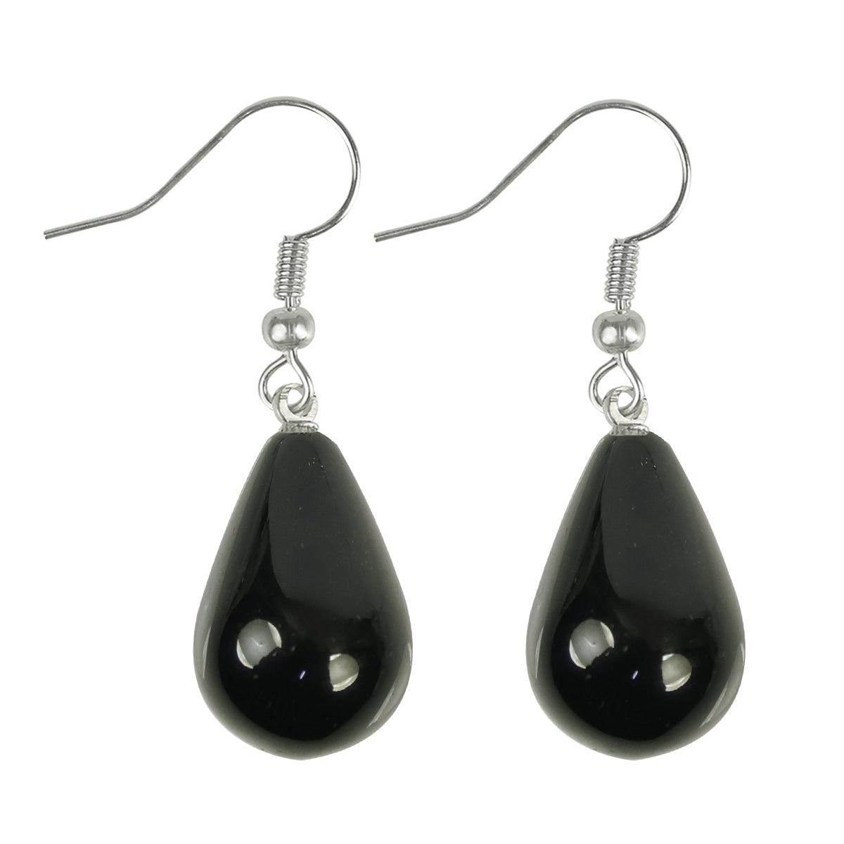 Natural Crystal Stone Drop Shape Earrings for Girls / Women