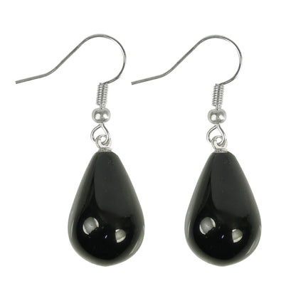 Natural Crystal Stone Drop Shape Earrings for Girls / Women