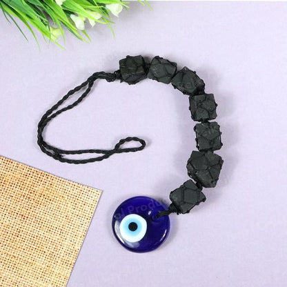 Black Tourmaline / Evil Eye Tumble Stone Car Hanging / Door Hanging Accessories