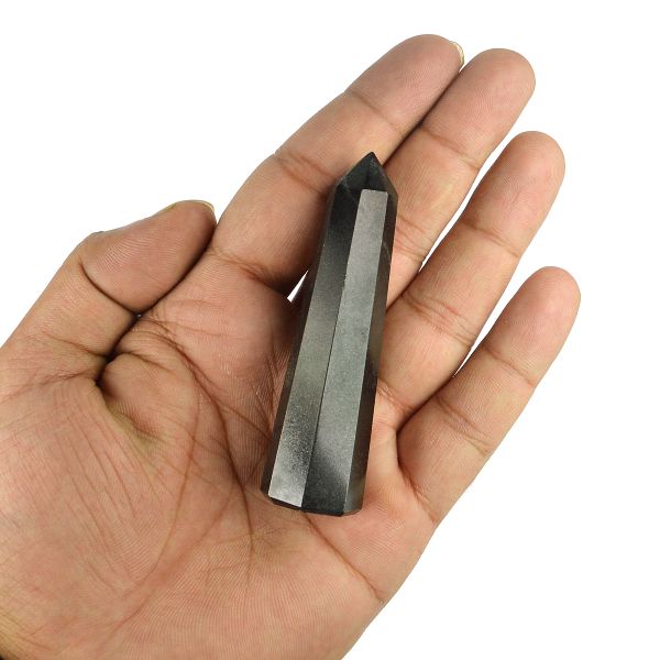 Black Tourmaline Crystal Pencil / Obelisks