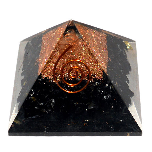 Black Tourmaline Orgonite Pyramid 50-55 mm