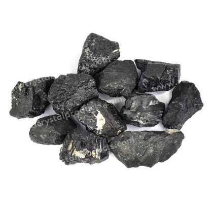 Black Tourmaline Raw Rough Stones