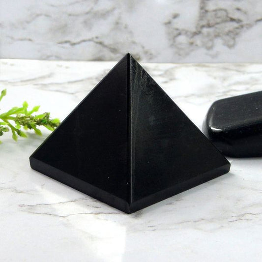 Natural Black Tourmaline Pyramid 20-25 mm