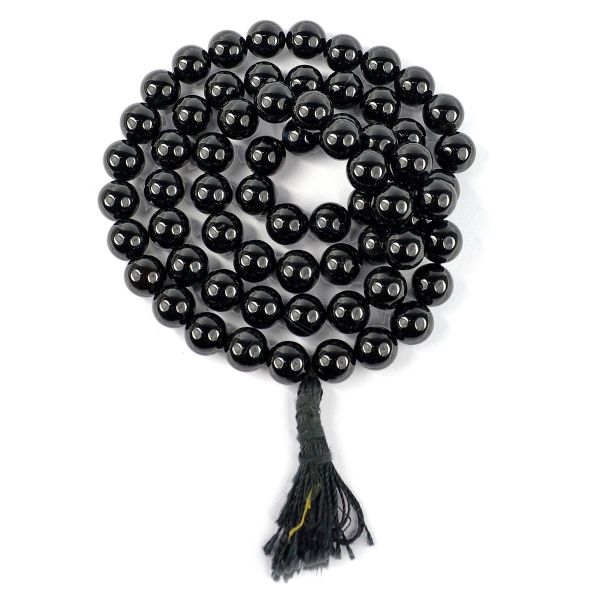 Natural Crystal Stone 10 mm Round Beads Mala for Unisex