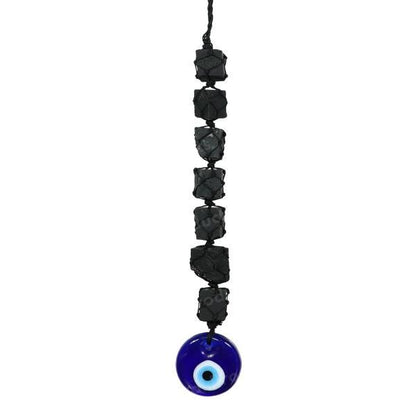 Black Tourmaline / Evil Eye Tumble Stone Car Hanging / Door Hanging Accessories
