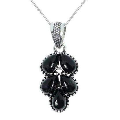 Natural Gemstone Crystal Pendant Locket with Chain for Women Girls