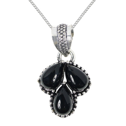 Natural Crystal Gemstone Pendant Locket with Chain for Women Girls