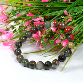 Bloodstone Crystal Bracelet for Strength and Protection