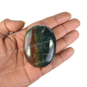 Natural Bloodstone Palm Stone 5 cm Healing Crystal