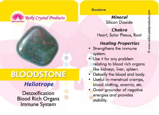Bloodstone Pyramid-20-25 mm
