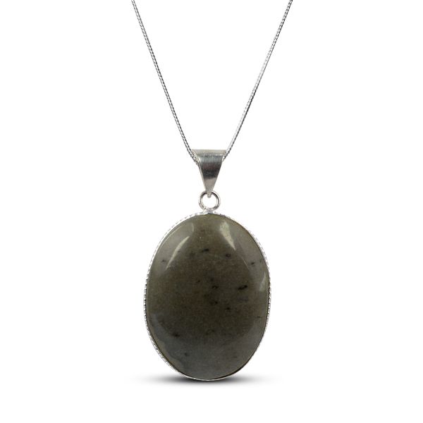Blue Aventurine Healing Crystal Necklace for Calmness