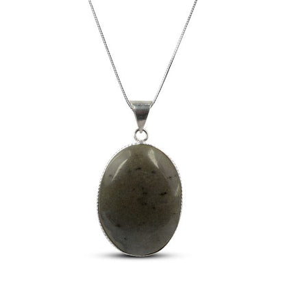 Blue Aventurine Healing Crystal Necklace for Calmness