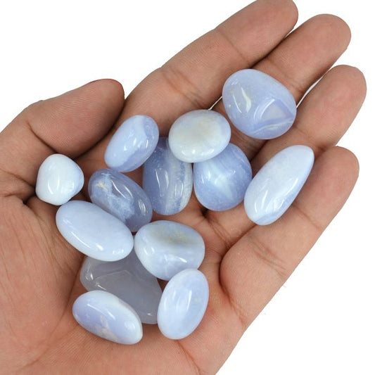 Blue Lace Agate Tumble Stone