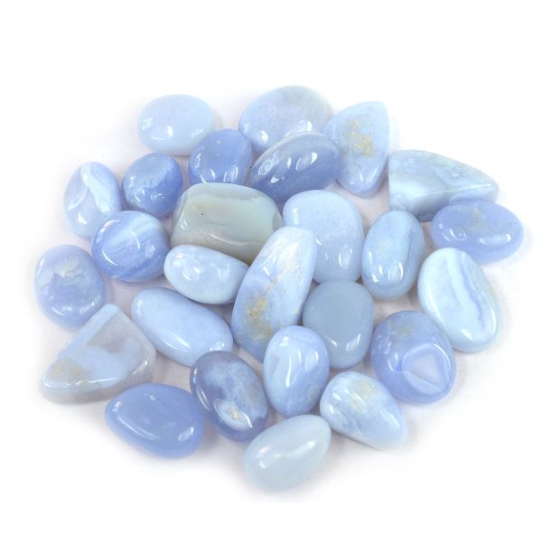 Blue Lace Agate Tumble Stone
