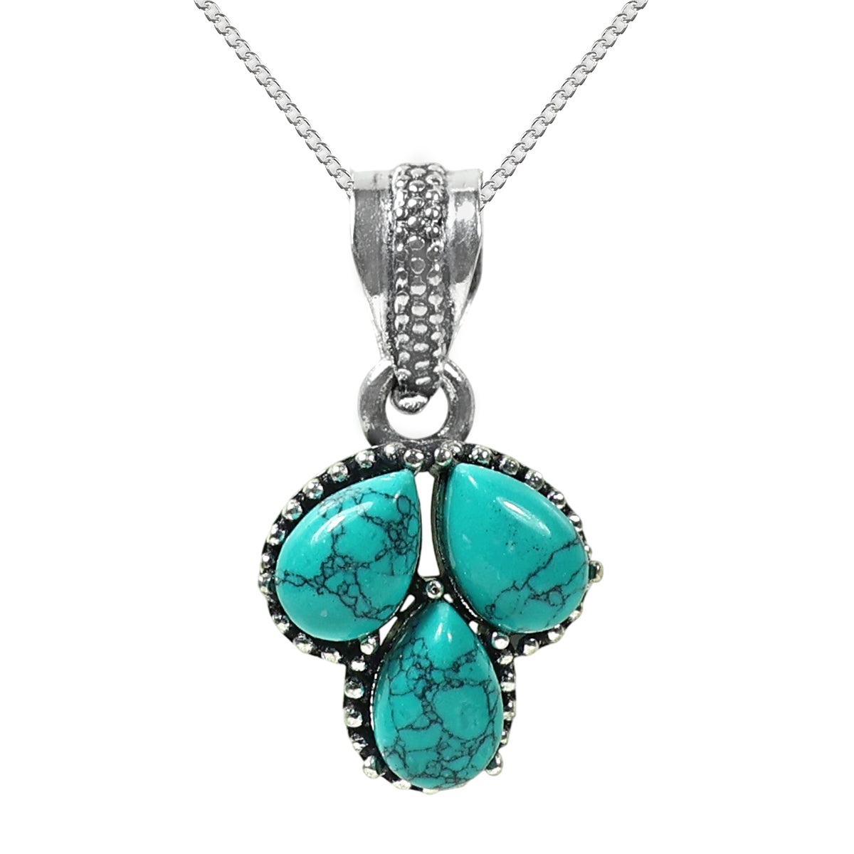 Natural Crystal Gemstone Pendant Locket with Chain for Women Girls