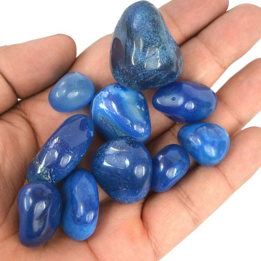 Blue Onyx Tumble Stone