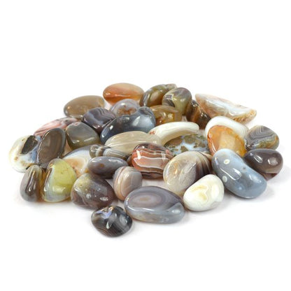 Botswana Agate / Sulemani Hakik Tumble Stone Pack of 200 gram