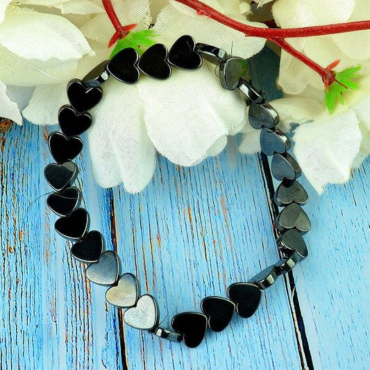 Hematite Heart Shape Bracelet