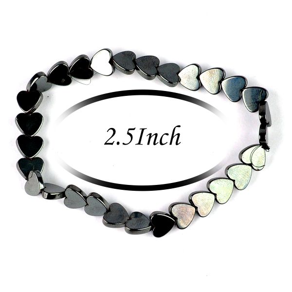 Hematite Heart Shape Bracelet