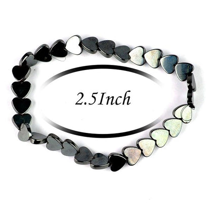 Hematite Heart Shape Bracelet