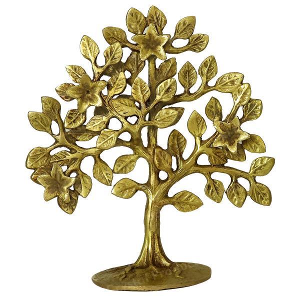 Brass Kalpavriksha Tree Gift for Good Luck Vastu Correction & Feng Shui Decorative Showpiece