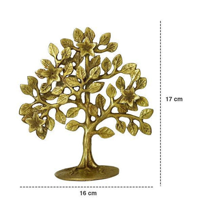Brass Kalpavriksha Tree Gift for Good Luck Vastu Correction & Feng Shui Decorative Showpiece