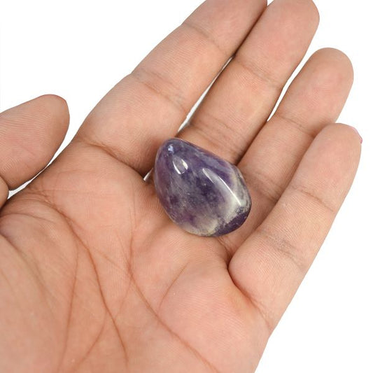 Amethyst Brazilian Single Tumble Stone Pack of 1 pc