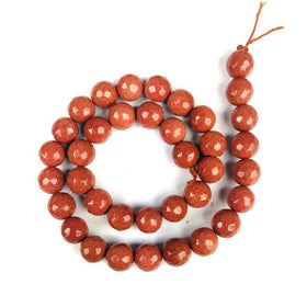 Brown Goldstone 10mm faceted loose beads for jewelry making