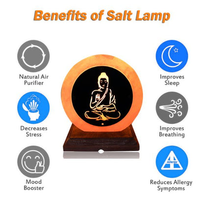 Buddha Himalayan Rock Salt Lamp