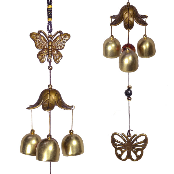 Fengshui Butterfly Wind Chime Hanging for Window Balcony Decor Home Endurance Door Decoration 6 Bell